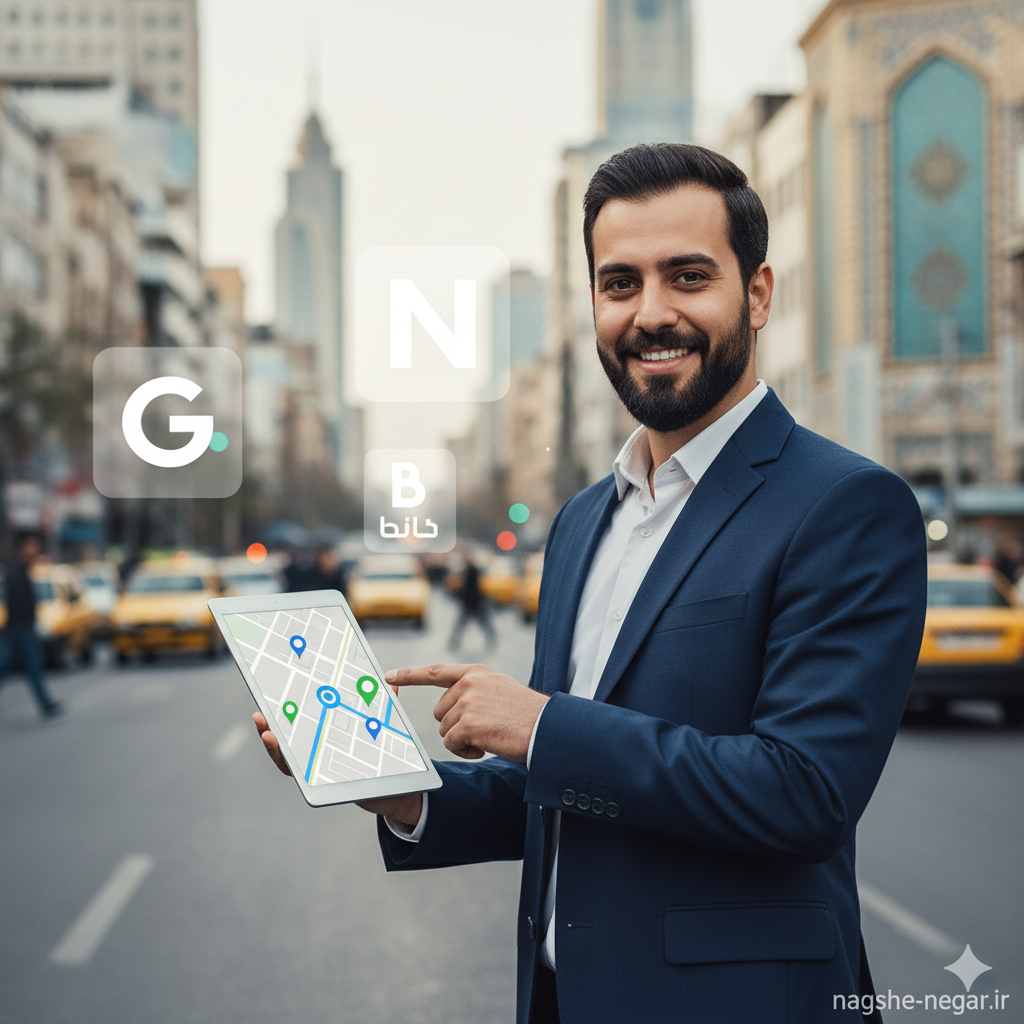 فرآیند ثبت لوکیشن کسب و کار در نقشه‌های آنلاین