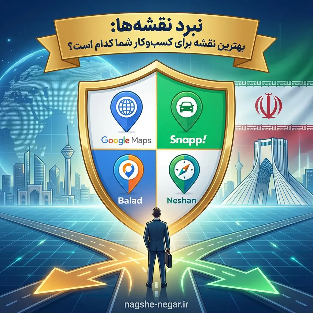 مقایسه بهترین نقشه برای کسب و کار شما