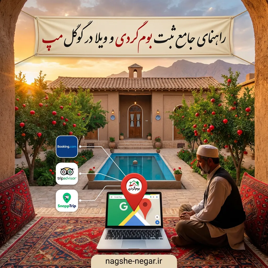 راهنمای جامع ثبت هتل در گوگل مپ و اقامتگاه بومگردی