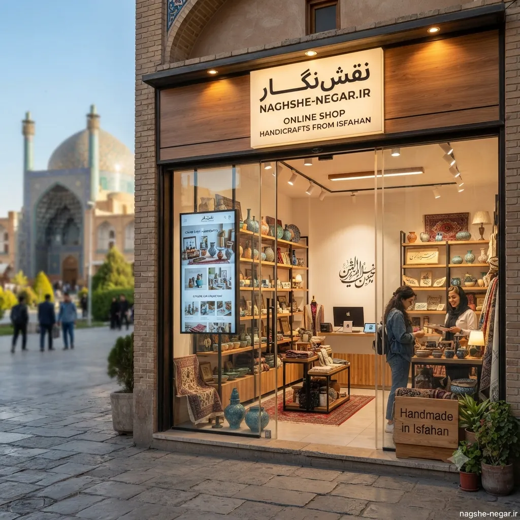 فروشگاه آنلاین ثبت‌شده در اصفهان با دفتر کسب‌وکار رسمی نزدیک میدان امام - نشانه اعتبار و معتبریت کسب‌وکار
